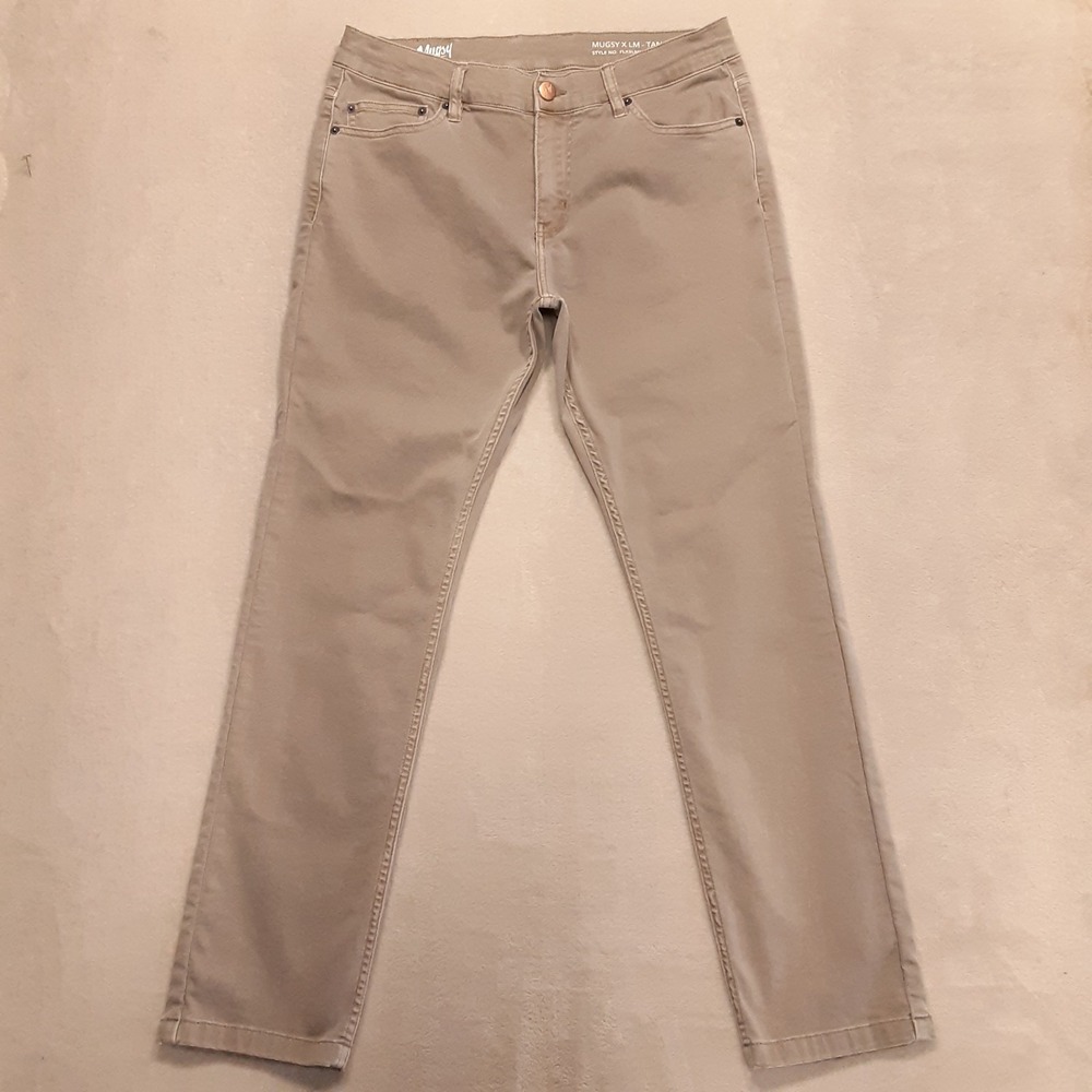 Mugsy X LM Mens La Matera Jeans 34x32 Tan Style No. FLX5LMBR